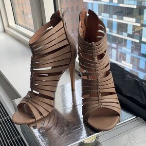 Sigerson Morrison - Nude - Strappy/Gladiator Heeled Sandals
